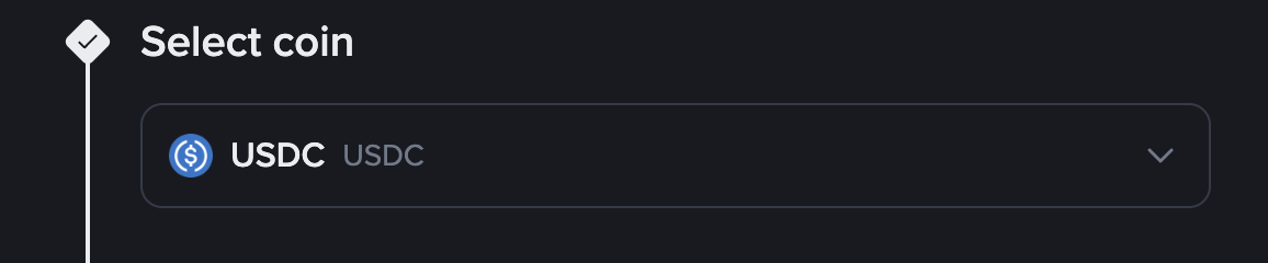 Избор на USDC
